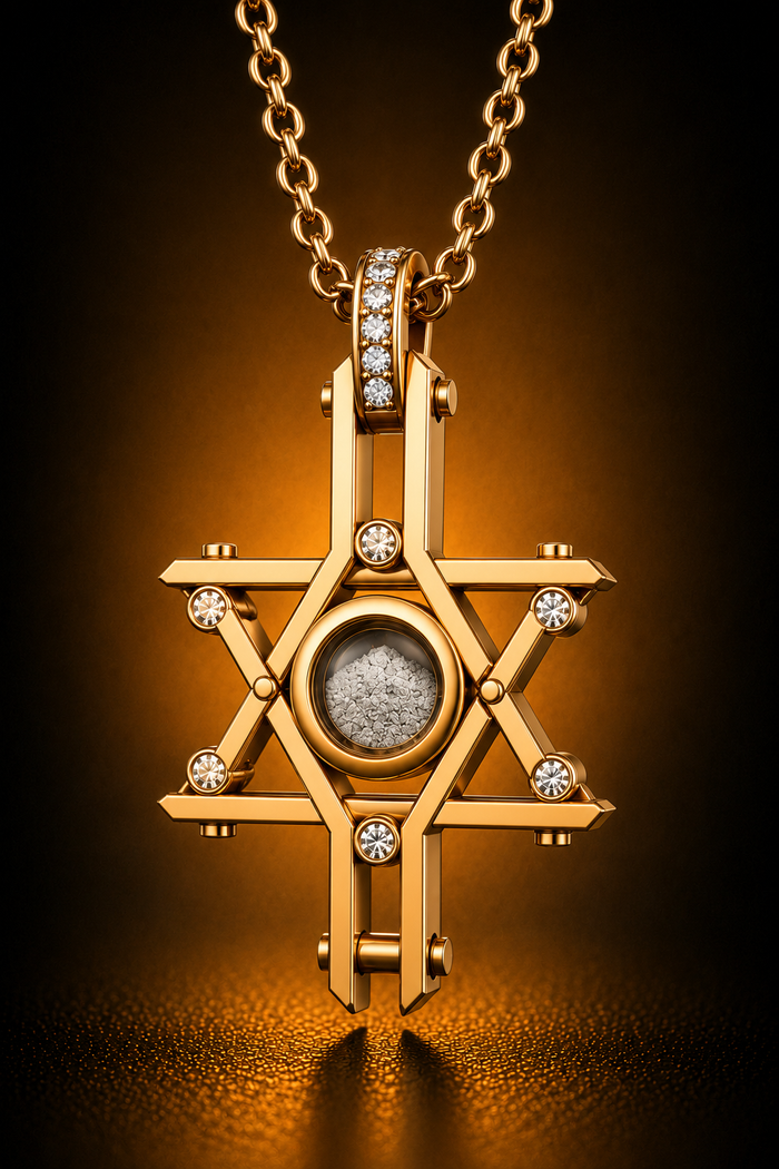 The Covenant Pendant — solid hallmarked gold memorial pendant